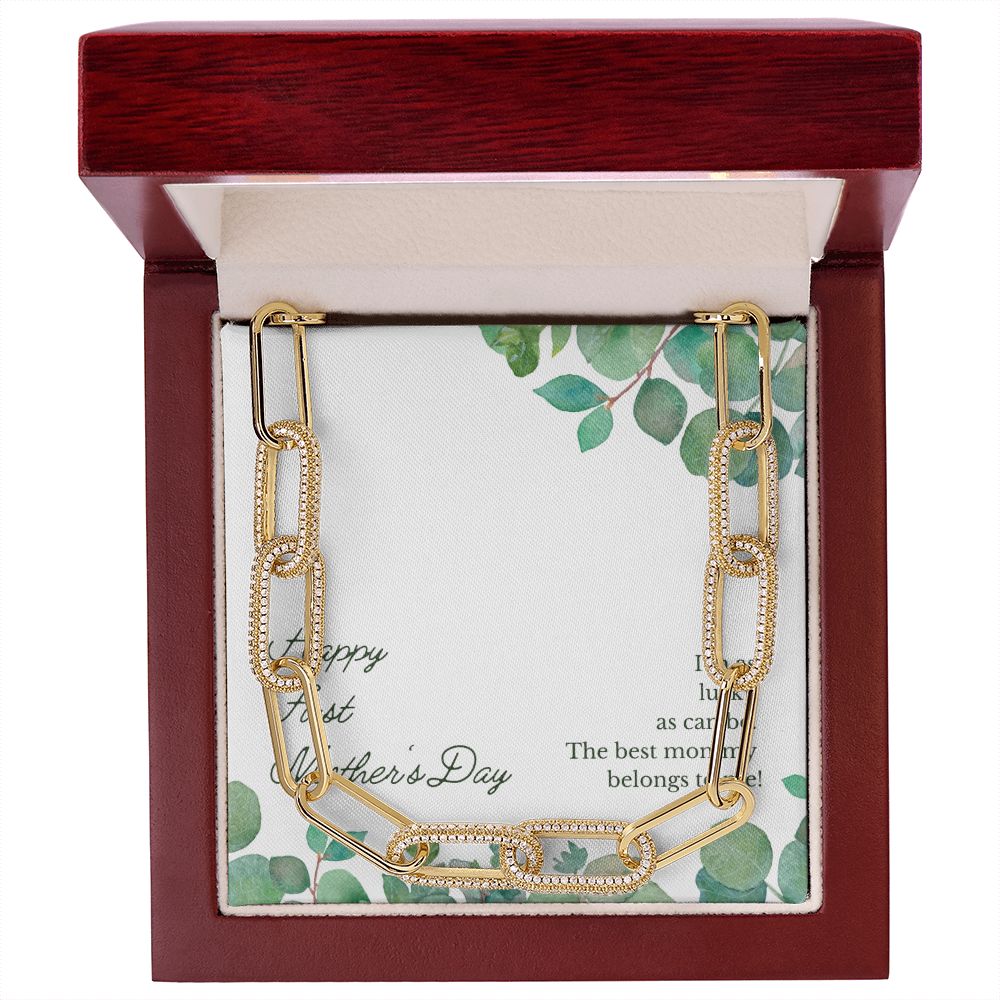 Happy First Mother's Day Linked Necklace