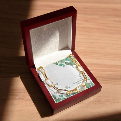 Happy First Mother's Day Linked Necklace