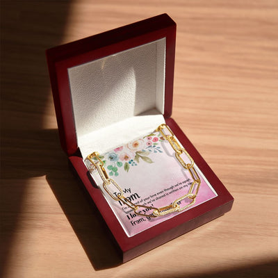 Mom - I'm assured of your love 2 Linked Necklace