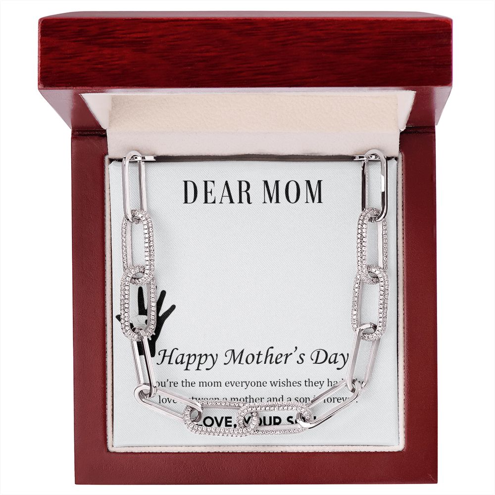 Dear Mom,  Happy Mother’s Day! You’re the mom Linked Necklace