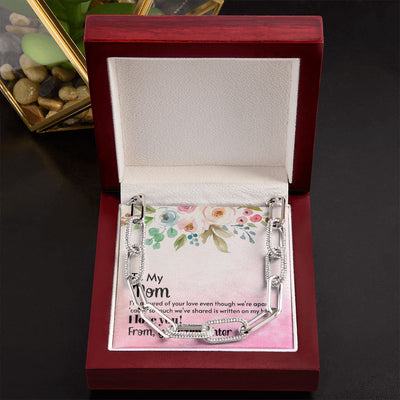 Mom - I'm assured of your love 2 Linked Necklace