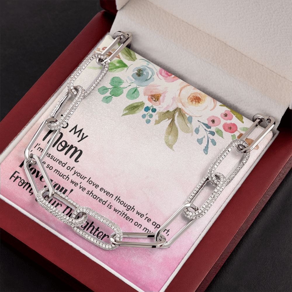 Mom - I'm assured of your love 2 Linked Necklace
