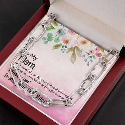 Mom - I'm assured of your love 2 Linked Necklace