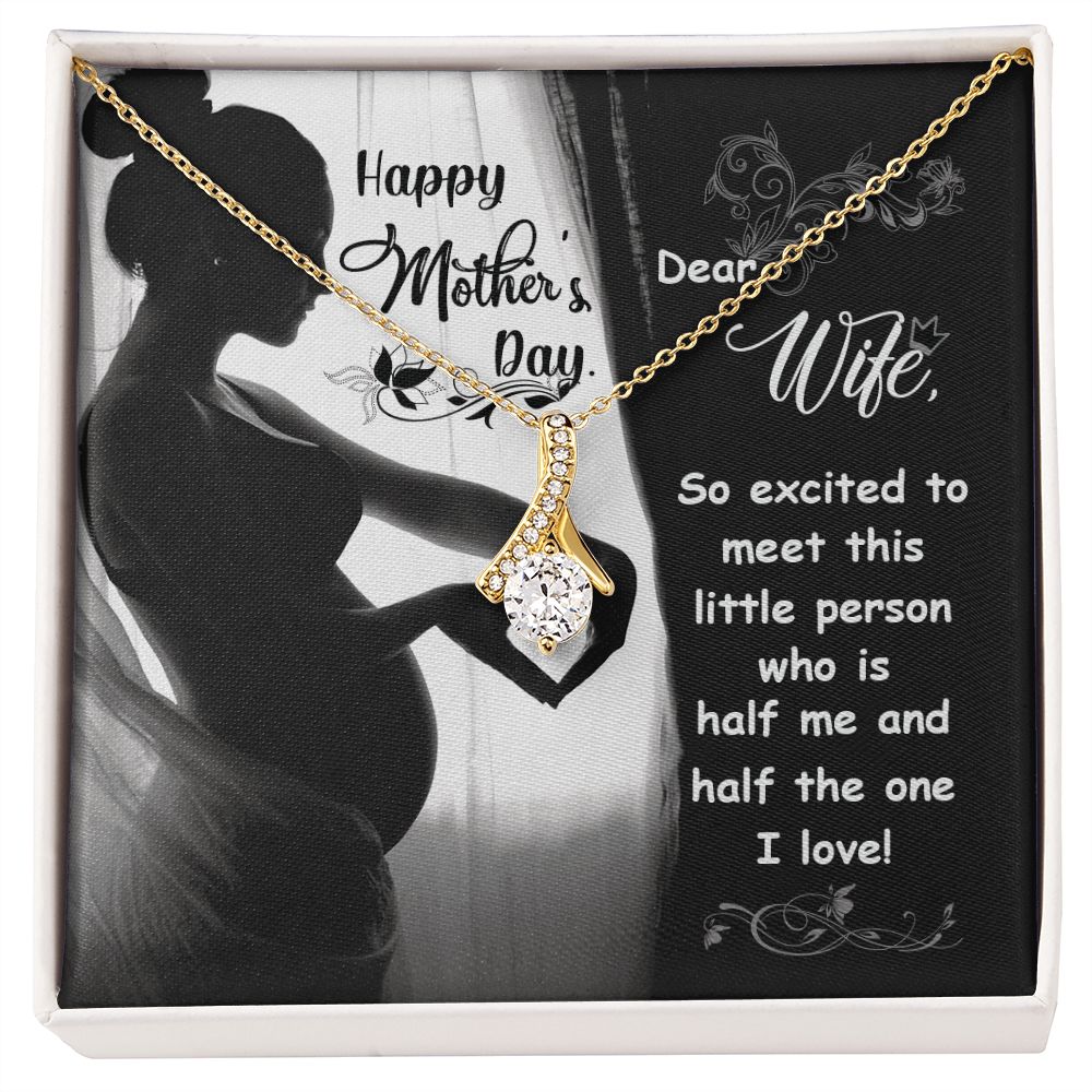 Happy Mother's Day Dear Wife - Alluring Beauty Necklace