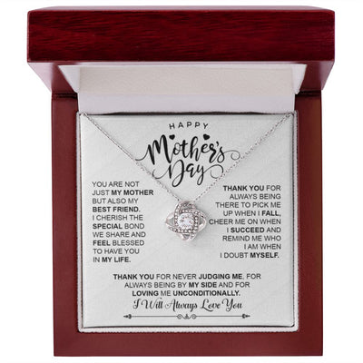 I Will Always Love You Mom -  Love Knot Necklace