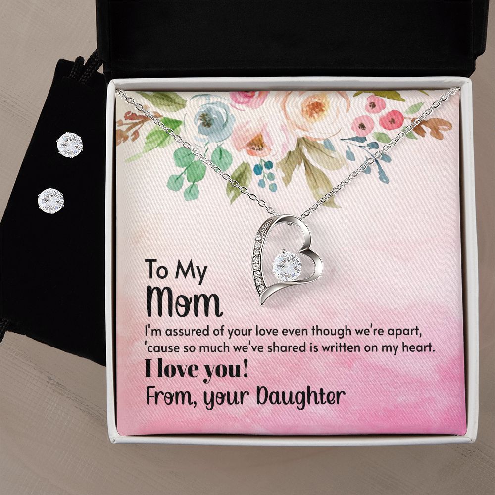 Mom - I'm assured of your love 2 Forever Love Necklace