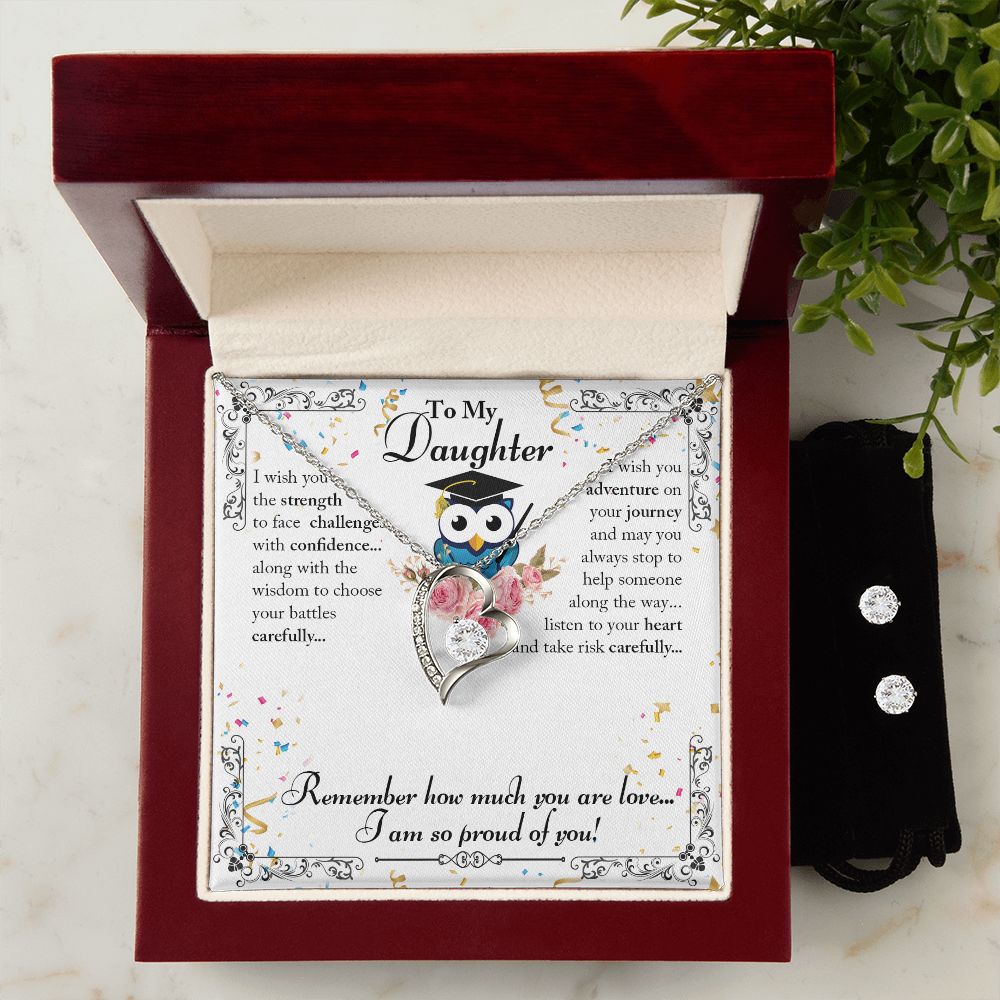 To My Daughter - I wish you the strength - Forever Love Necklace